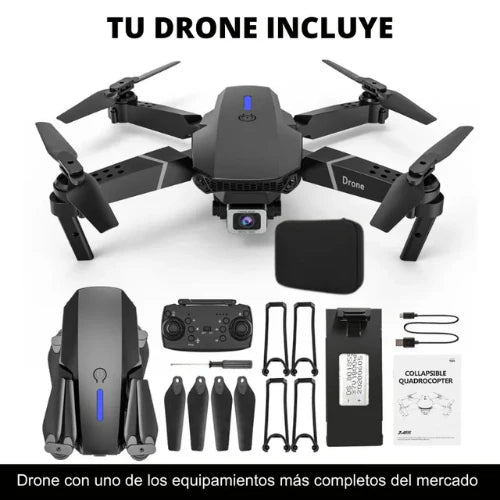 [OFERTA] - Dron Max Sky Vision 4K + DOBLE BATERÍA + CONTROL PANTALLA CELULAR