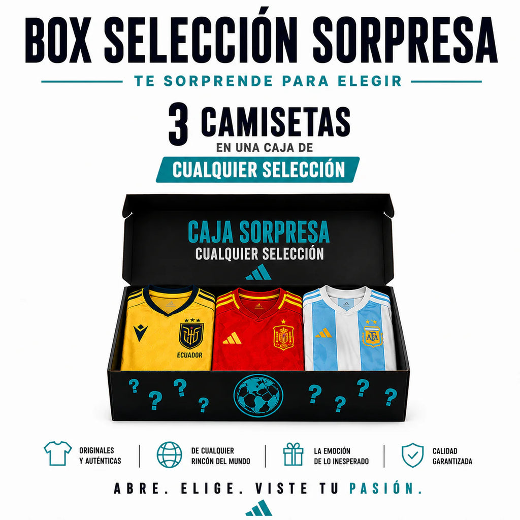🔥⚽ Mundial Box™ – La Caja Misteriosa de Camisetas para Verdaderos Hincha