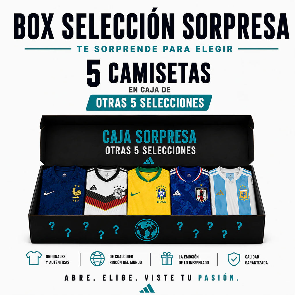 🔥⚽ Mundial Box™ – La Caja Misteriosa de Camisetas para Verdaderos Hincha